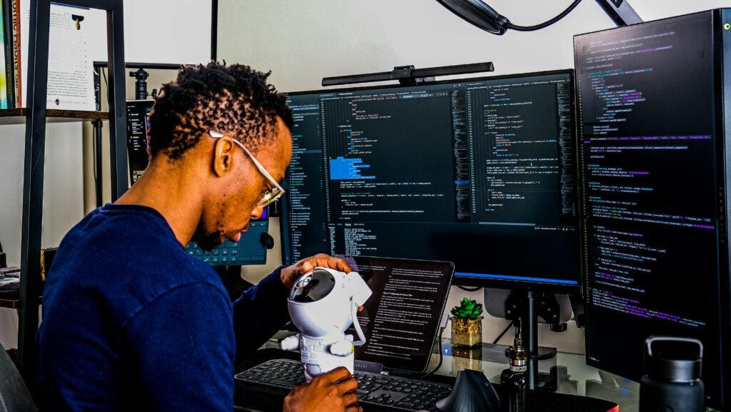Learner practicing AI skills with hands-on projects and modern AI tools.
