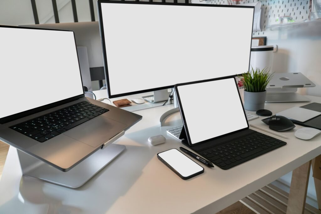 Popular AI productivity tools displayed on digital devices